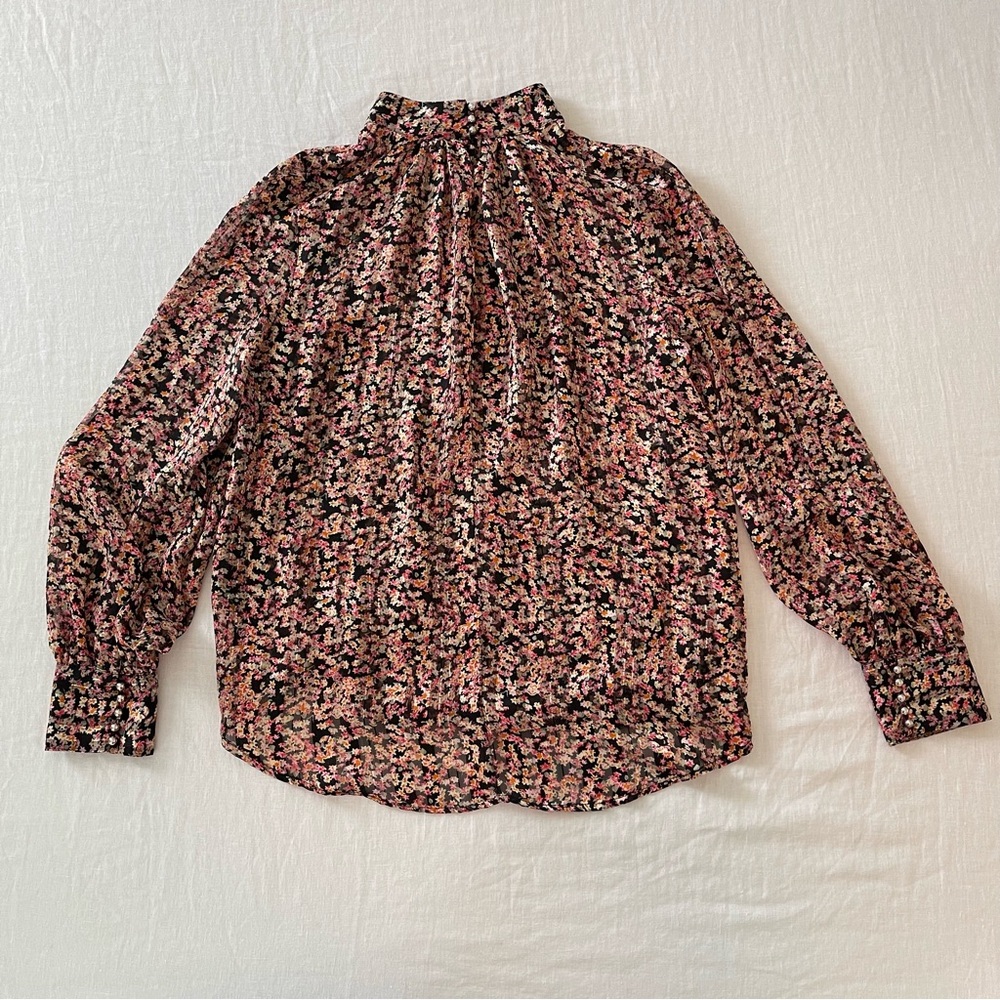 Pink Floral Blouse